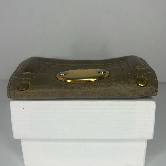 💛CHLOE Gold Logo Leather 6 Hooks Key Case/Holder💛 - Picture 8 of 11